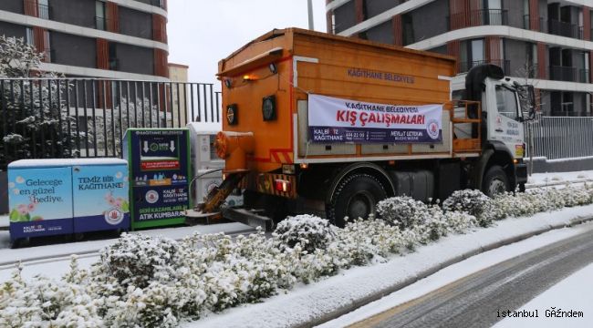KARLA MÜCADELE EKİPLERİ GÜNÜN İLK IŞIKLARIYLA SAHAYA İNDİ...