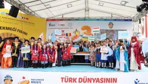 Bİ’DÜNYA ÇOCUK BARIŞ EKMEĞİ PİŞİRDİ...