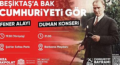 CUMHURİYET’İN 99. YILI BEŞİKTAŞ’TA FENER ALAYI VE DUMAN KONSERİ İLE KUTLANACAK!..