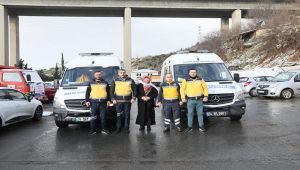 DEPREM BÖLGESİNE AMBULANS VE SAĞLIK EKİBİ SEVKEDİLDİ