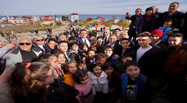 TORUN VE İMAMOĞLU İBB’NİN GİRESUN’DAKİ PROJELERİNİ YERİNDE İNCELEDİ