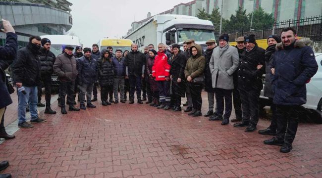 Turan Hançerli Yardım Tırları ve İş Makineleriyle Afet Bölgesinde!