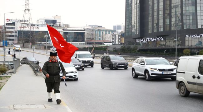 ÇANAKKALE ŞEHİTLERİ İÇİN BAĞCILAR’DAN ÇANAKKALE’YE YÜRÜYOR
