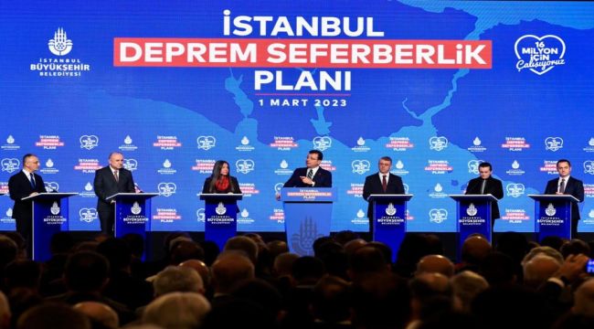 DEPREM İÇİN SEFERBERLİK ÇAĞRISI YAPTI