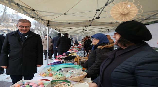 Eyüpsultan’da Kardeşlik Çarşısı kuruldu