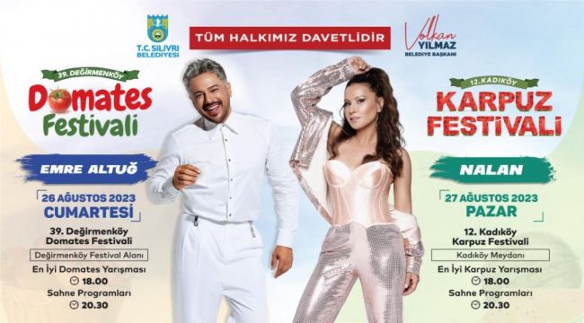 DOMATES VE KARPUZ FESTİVALLERİ İÇİN GERİ SAYIM BAŞLADI