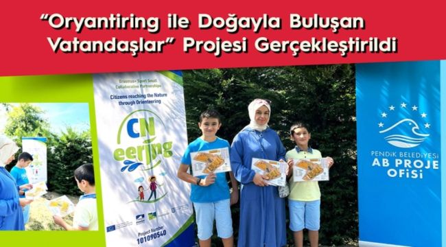 “Oryantiring ile Doğayla Buluşan Vatandaşlar” Projesi Gerçekleştirildi