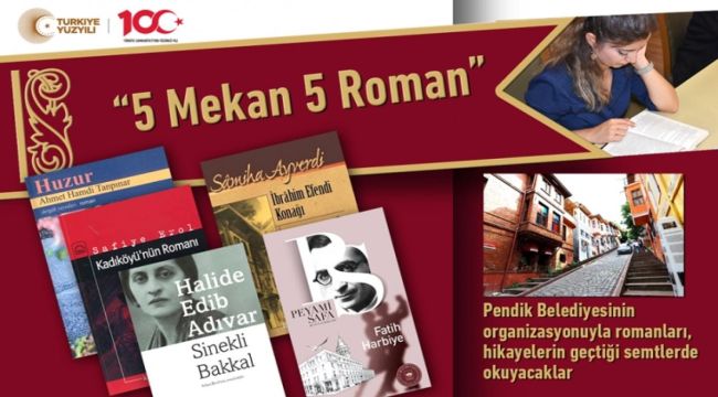 Romanları, hikayelerin geçtiği semtlerde okuyacaklar