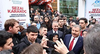 Sultangazi, Sezai Karakoç Gençlik Spor ve Engelliler Merkezi, Bakan Fahrettin Koca’nın katılımıyla açıldı...