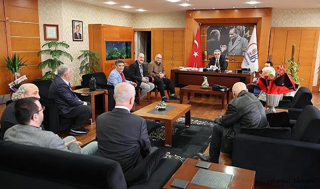 Gazetecilerden Başkan Hasan Mutlu'ya Hayırlı Olsun Ziyareti...