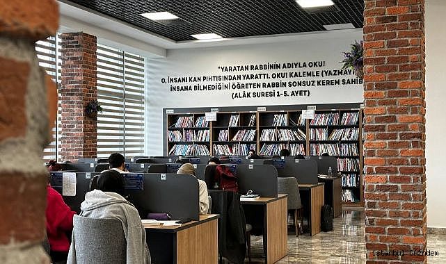 KÂĞITHANE’DE YKS SINAVI ÖNCESİ MİLLET KIRAATHANELERİNE YOĞUN İLGİ...