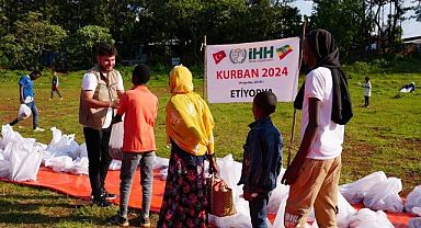 İHH, 66 ülkede ihtiyaç sahiplerine kurban eti dağıttı...