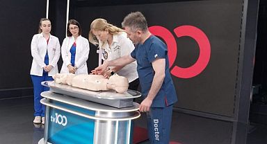 GOP HASTANESİ’NDEN TV 100 STÜDYOLARINDA ÇALIŞANLARINA ‘HEIMLICH MANEVRASI EĞİTİMİ’...