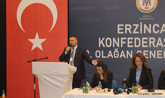 EKON-Erzincan Konfederasyonu 2. Kongresini Yaptı: Yeni Başkanı Erdal Nas ...