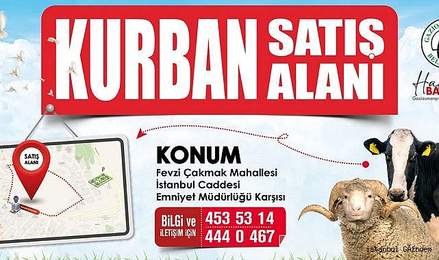 GAZİOSMANPAŞA’DA MODERN VE HİJYENİK KURBAN SATIŞ ALANI KURULDU...