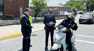 Karayolu Trafik Haftası 'Bir Kural Bir Ömür' Mesajı Eyüpsultan'da Verildi...