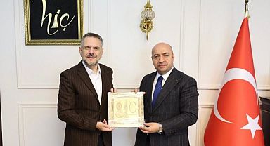 BAŞKAN VEKİLİ AKIN’DAN KAYMAKAM ÇİFTÇİ’YE İADEİ ZİYARET...