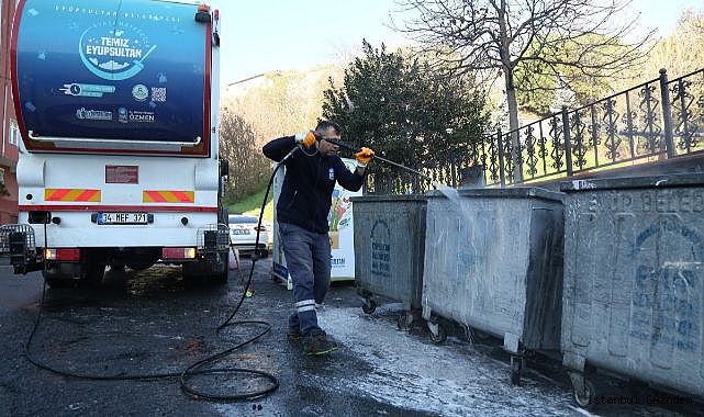 Eyüpsultan’da temizlik çalışmaları devam ediyor...