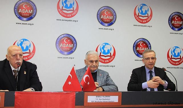 Binali Yıldırım, Avrasya Bir Vakfı'nın Konuğu Oldu...