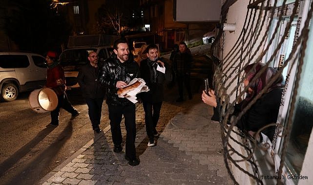 ARNAVUTKÖY’DE SAHUR DEVRİYESİ GELENEĞİ YENİDEN HAYAT BULDU...
