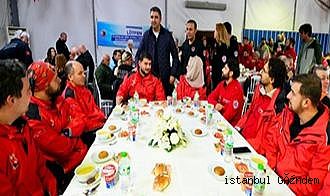 KARTAL BELEDİYESİ, AFET VE ARAMA KURTARMA EKİPLERİNİ İFTAR SOFRASINDA BULUŞTURDU...