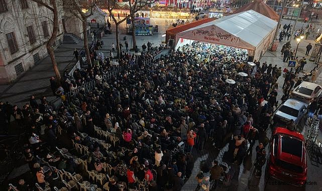 NİHAT HATİPOĞLU, RAMAZAN SOHBETİYLE GAZİOSMANPAŞA’DA GÖNÜLLERİ BULUŞTURDU...