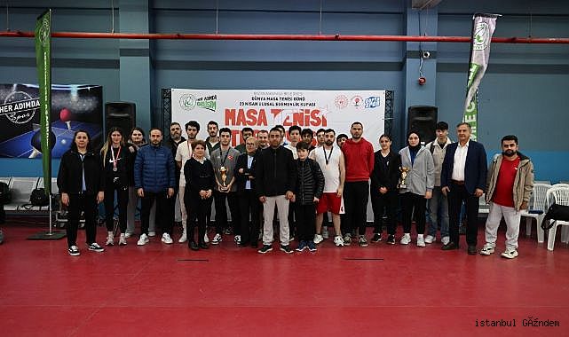GAZİOSMANPAŞA’DA 23 NİSAN COŞKUSU MASA TENİSİ TURNUVASIYLA YAŞANDI...