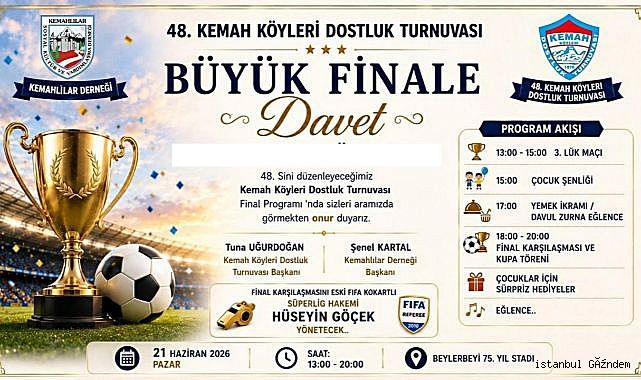 48. KEMAH KÖYLERİ DOSTLUK TURNUVASI BÜYÜK FİNALİ, 21 HAZİRAN'DA...