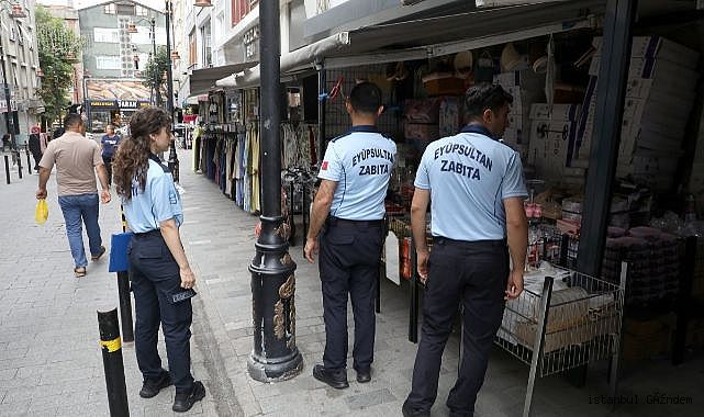 Eyüpsultan’da Zabıta ekiplerinin işgal denetimleri devam ediyor...