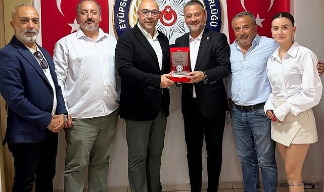 İstanbul Bağımsız Gazetecilerden İlçe Emniyet Müdürü Can Coşkun’a Hayırlı Olsun Ziyareti...