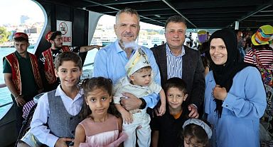 Yüzlerce çocuğun sünnet şöleni Boğaz turuyla taçlandı...
