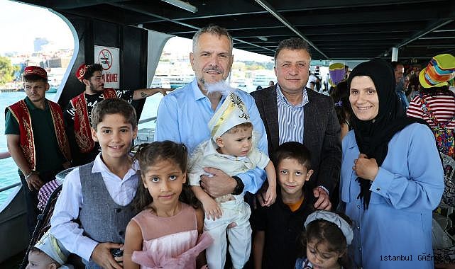 Yüzlerce çocuğun sünnet şöleni Boğaz turuyla taçlandı...