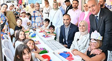 GAZİOSMANPAŞA’DA ÇOCUKLAR YAZA ŞENLİKLE BAŞLADI, DONDURMAYLA VEDA ETTİ...