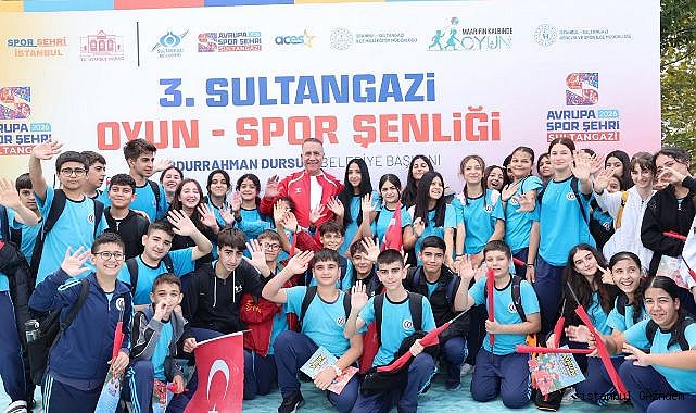 3. Sultangazi Spor Şenliği Rengarenk Oldu...