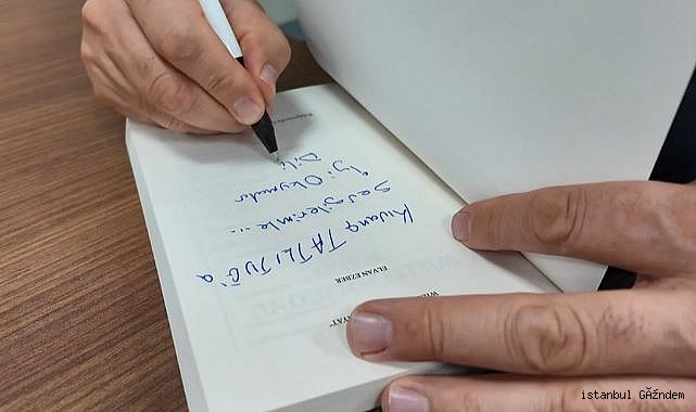 Yazar Elvan Ezber, Kıvanç Tatlıtuğ’a kitabını gönderdi...