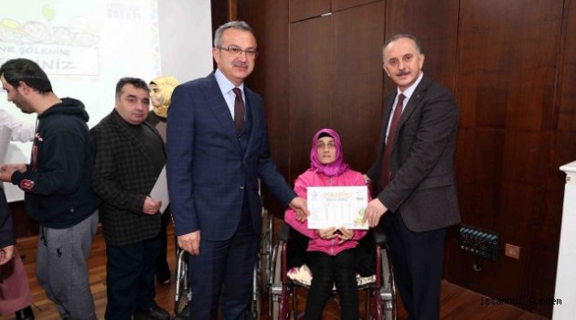 Bağcılar’ da Engellilerin erken gelen karne sevinci
