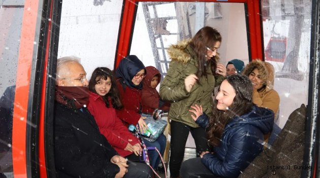 Başkan Başsoy’dan Kayak Kursiyerlerine Plaket