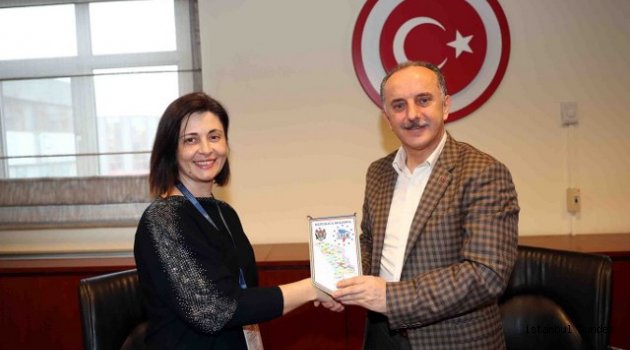 Başkan Çağrıcı Türk Dünyası Kadın Yöneticilerini Ağırlandı