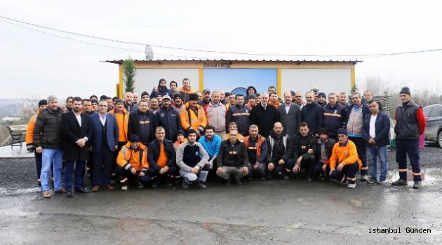 Başkan Remzi Aydın, temizlik personelini ziyaret etti