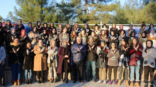 Eyüpsultanlı kız öğrencilerin Kış Kampı sona erdi