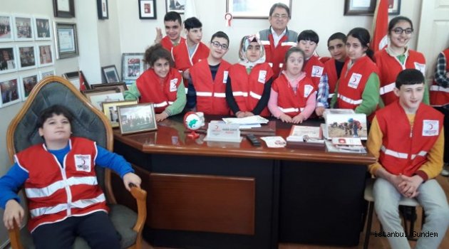 Gaziosmanpaşa Kızılay Şube Başkanı Çakır Çok Özel Çocuklarımızla Buluştu