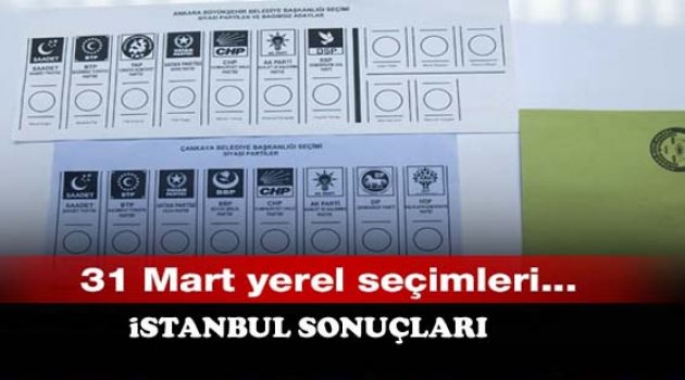 İstanbul Seçim Sonuçları