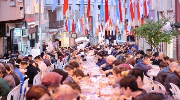 Kağıthane’de Sokak İftarlarına Yoğun İlgi
