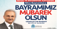 Başkan Başsoy, Kurban Bayramı Mesajı Yayınladı
