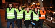 Başkan Aydıner Ekiplerimiz Gece Mesaisinde