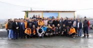 Başkan Remzi Aydın, temizlik personelini ziyaret etti
