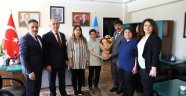 Engellilerden Başkan Aksun'a ziyaret